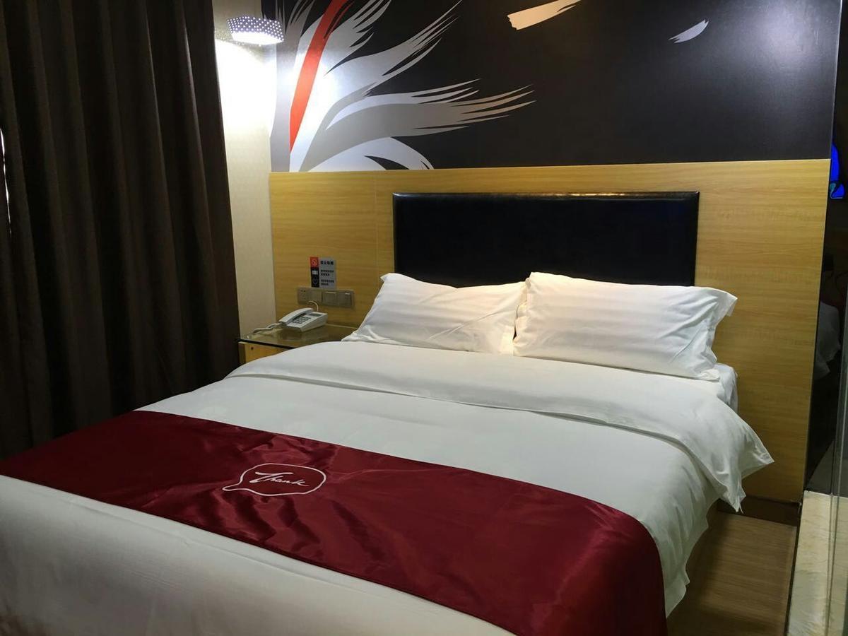 Thank Inn Chain Hotel Hunan Changsha Furong District Railway Station Bagian luar foto